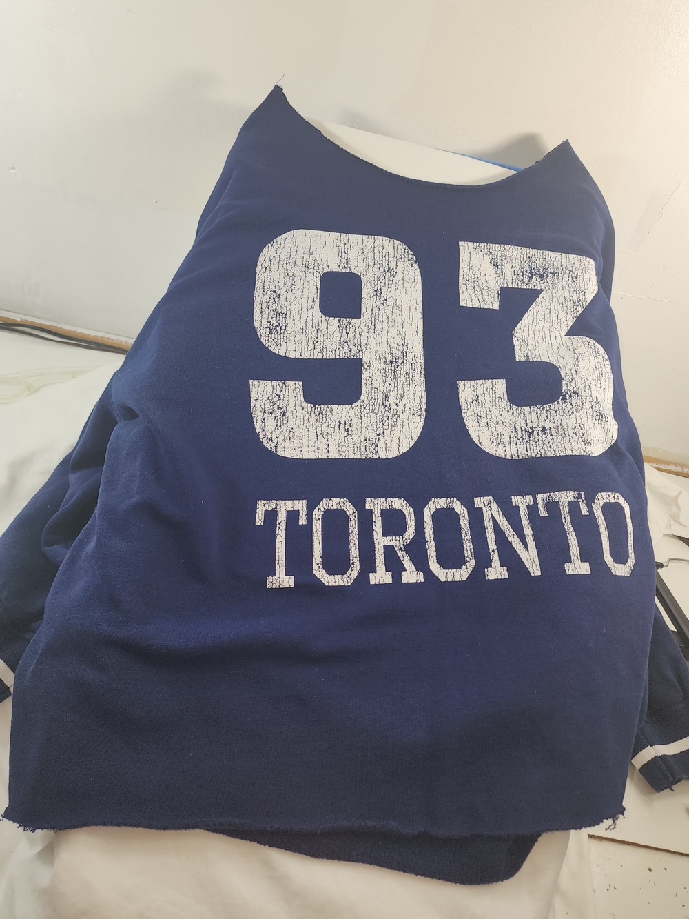 H&M Navy Blue '93 Toronto Graphic Long Sleeve Top